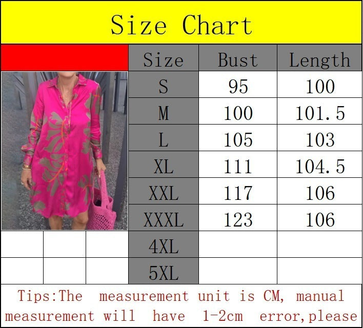 European American Fashion Floral Print V-neck Long-sleeve Dress Women-Womens 2024 March-Zishirts