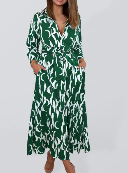 Women's Summer Bohemian Printing Slip Dress-Lady Dresses-Zishirts