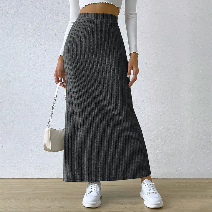 Slit Long Sheath Skirt Women's High Elastic-Women's Outerwear 2023-Zishirts