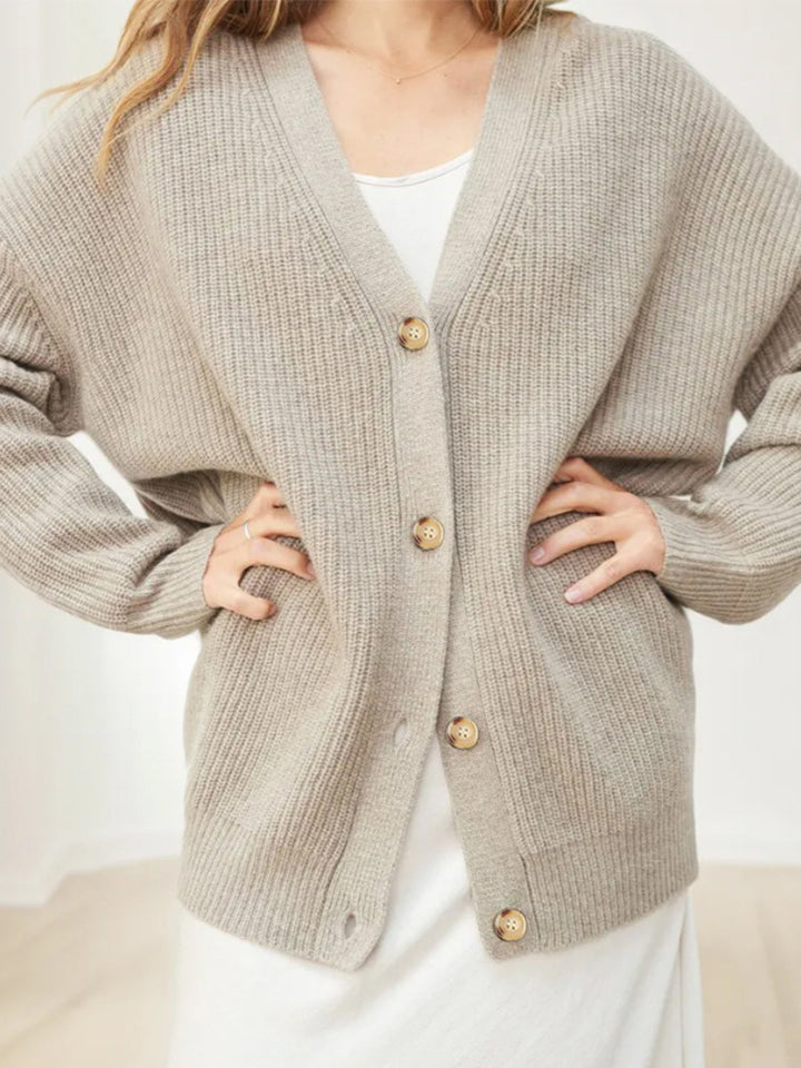 Popular Solid Color Cardigan Sweater Coat For Women-Sweaters-Zishirts