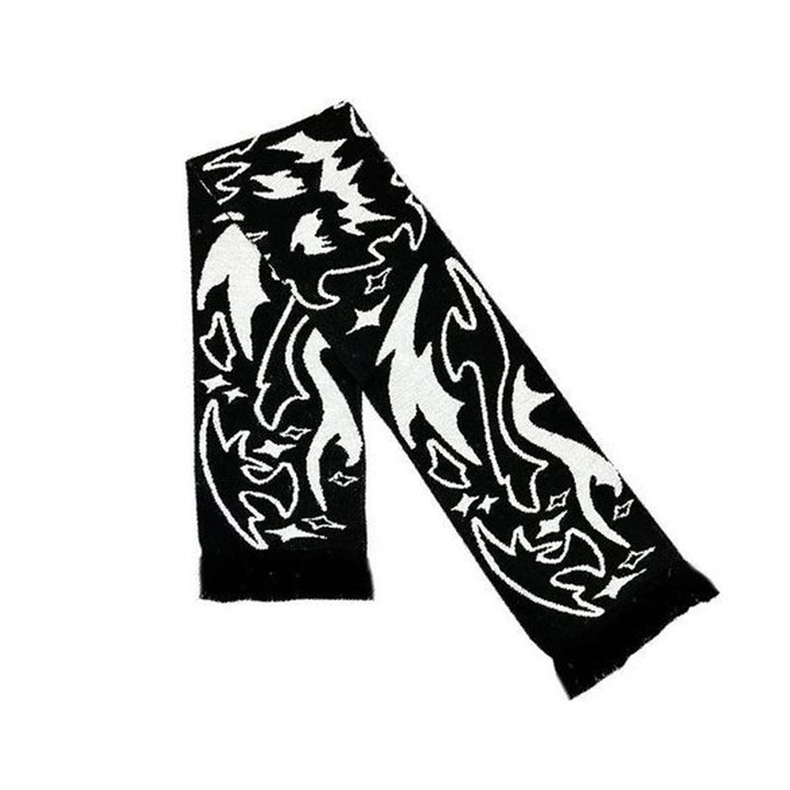 European And American Scarf Autumn And Winter New Dark Style Fire Element-Women's Outerwear 2023-Zishirts