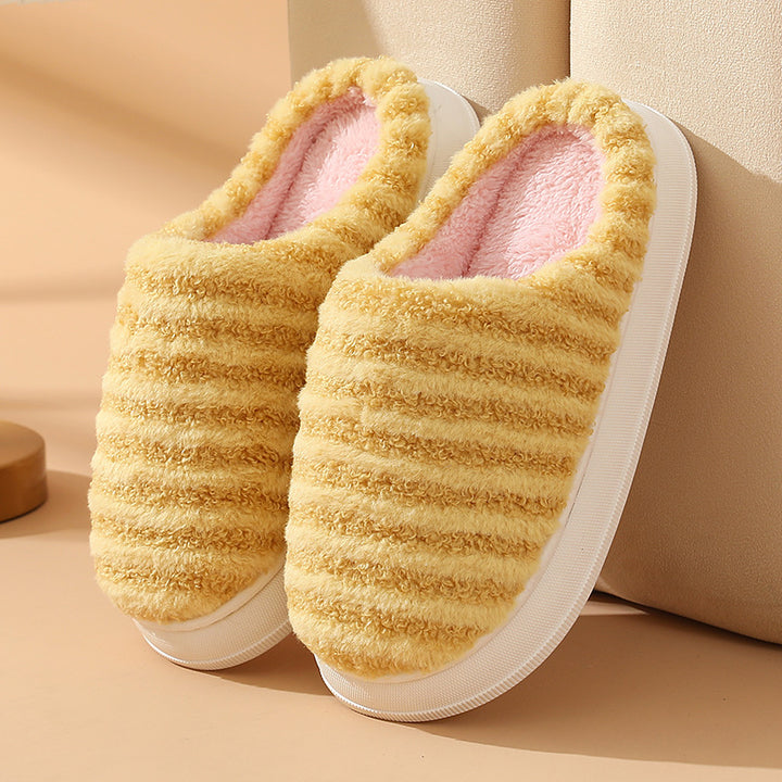 Couple Slippers Winter Household Indoor-Womens Footwear-Zishirts