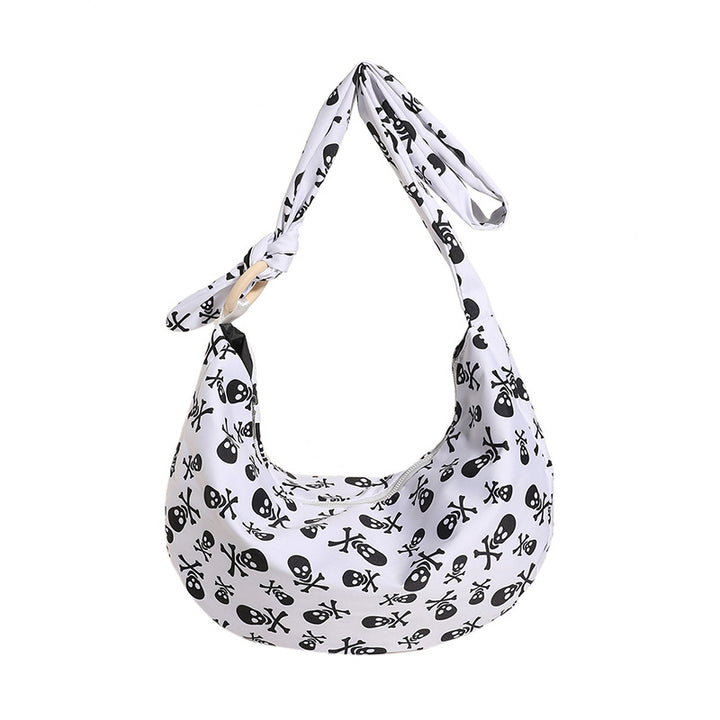 Women's Fashionable Simple Niche Printed Underarm Shoulder Messenger Bag-Women's Bags-Zishirts