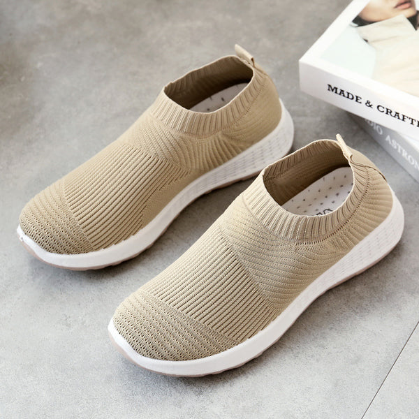 Women's Flying Woven Shoes Breathable Lightweight Mesh Surface-Womens Footwear-Zishirts