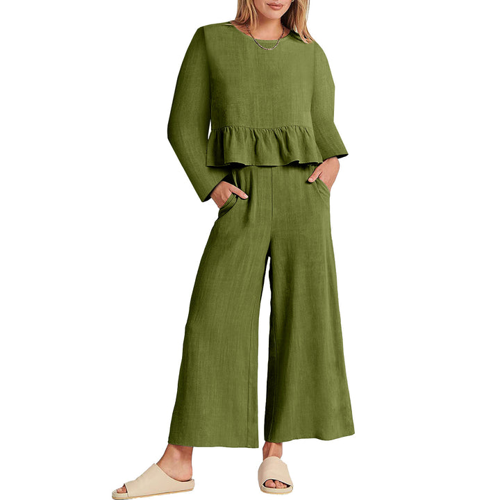 Women's Long Sleeve Pleated Short Sleeves Suit-Women's Outerwear 2023-Zishirts