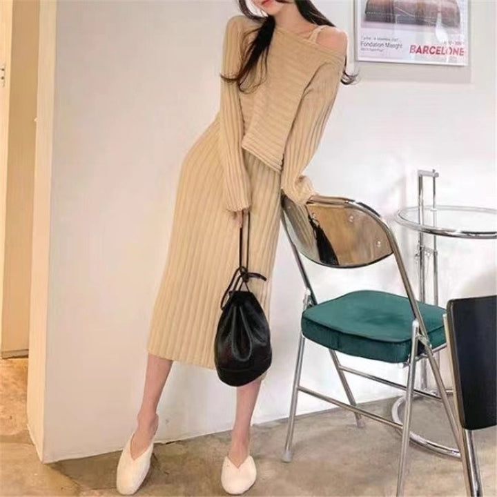 Winter New Slimming Graceful And Fashionable Autumn Clothes Two-piece Set-Suits & Sets-Zishirts