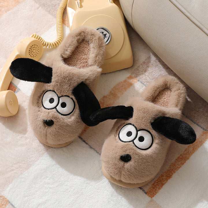 Cotton Slippers Female Cute Winter Indoor-Womens Footwear-Zishirts