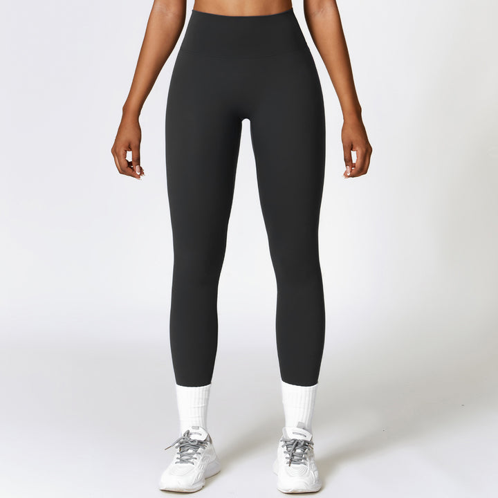 High Waist Hip Lift Brushed Yoga Pants Women's Fitness Pants-Women's Outerwear 2023-Zishirts