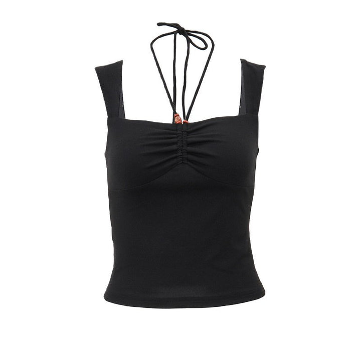 Women's Fashion Simple Halter Peplum Top-Women's Outerwear 2023-Zishirts