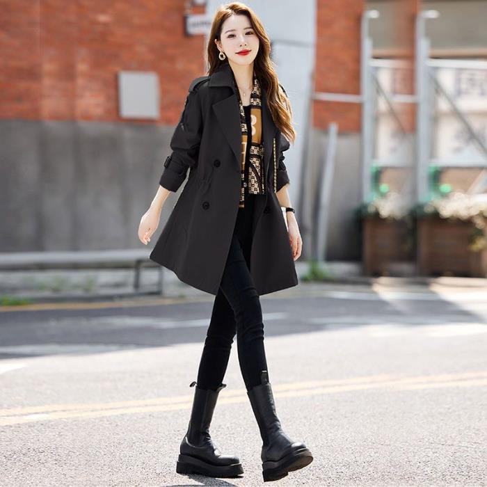 Autumn And Winter New Casual Figure Flattering Fashionable Top Women's Windbreaker Coat-Women's Outerwear 2023-Zishirts