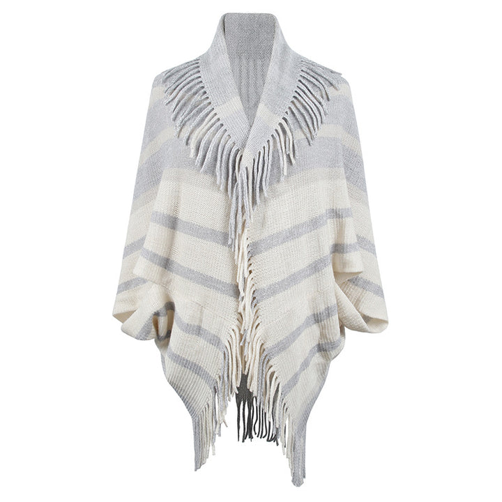 Cross-border Foreign Trade Tassel Inverness Female-Scarves & Wraps-Zishirts