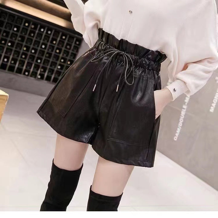 Autumn And Winter Outer Wear Boot Wide Leg High Waist Casual Pants-0-Zishirts