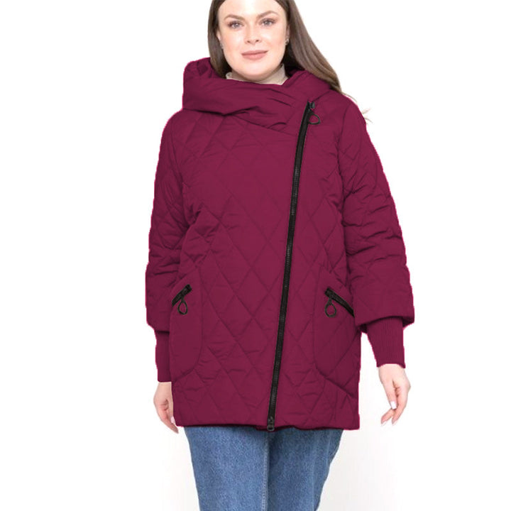 Women's Quilted Cotton Coat Mid-length Winter Clothing Coat-Jackets-Zishirts