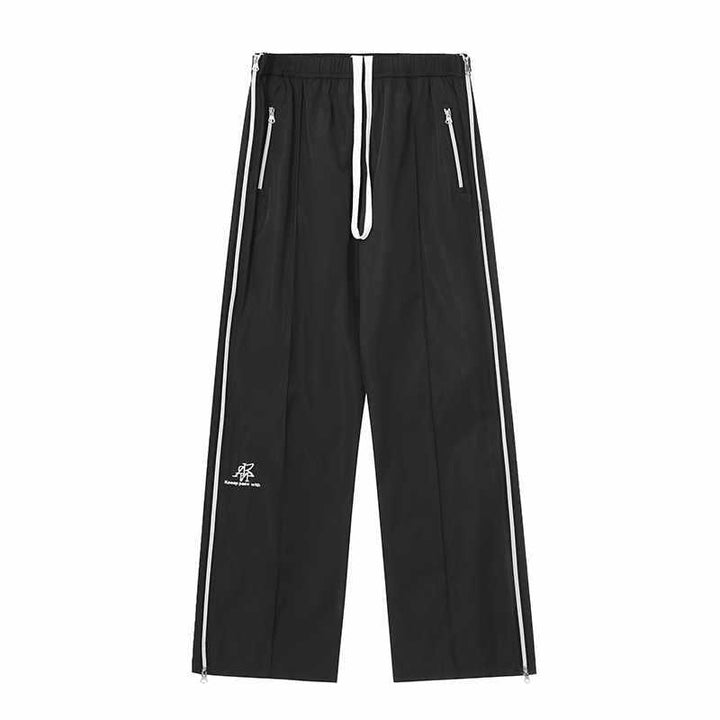 Side Zipper Sports Pants Women's Loose Casual Pants-Womens 2024 March-Zishirts