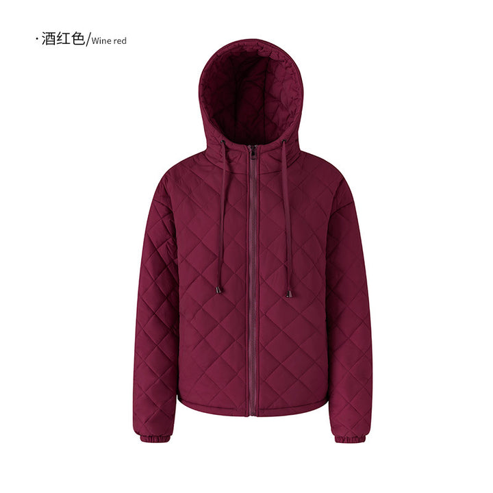 Women's Hooded Cotton-padded Clothes Short Autumn And Winter Cold-resistant-Jackets-Zishirts