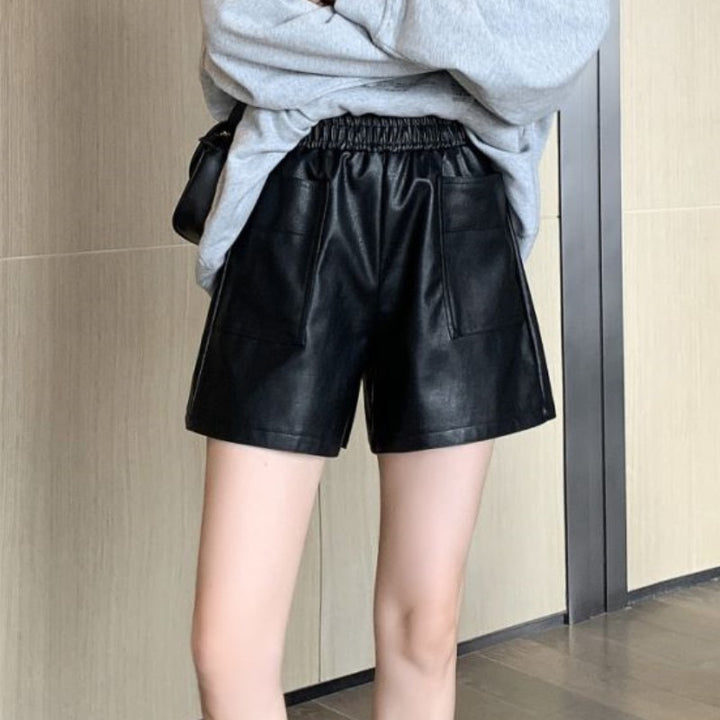 Autumn And Winter Outer Wear Boot Wide Leg High Waist Casual Pants-0-Zishirts