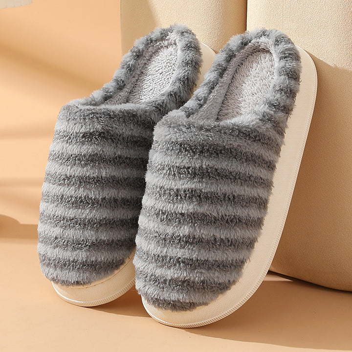 Couple Slippers Winter Household Indoor-Womens Footwear-Zishirts