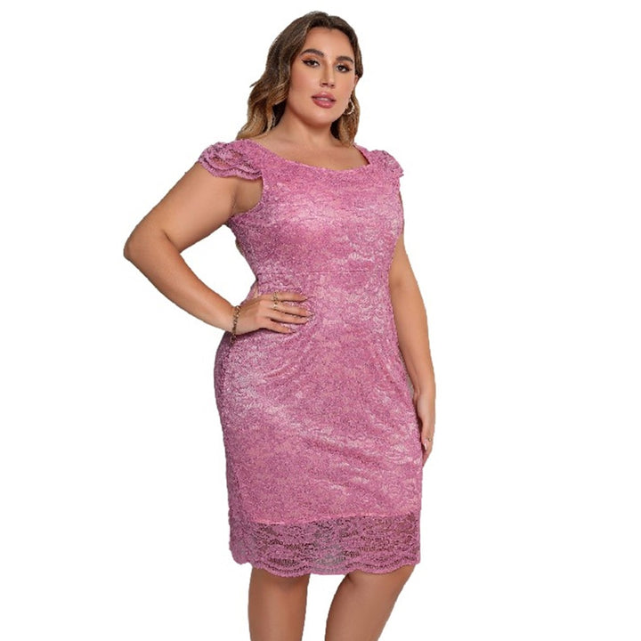 Women's Fashionable Elegant Lace Dress-0-Zishirts