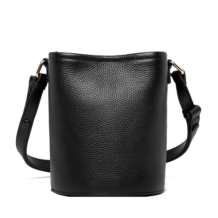 Fashion Casual Top Layer Cowhide Bucket Bag-Women's Bags-Zishirts