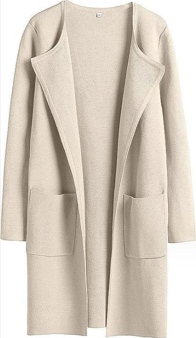 Comfort And Casual Turn-down Collar Coat Women-Women's Outerwear 2023-Zishirts