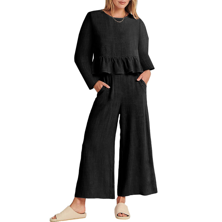 Women's Long Sleeve Pleated Short Sleeves Suit-Women's Outerwear 2023-Zishirts