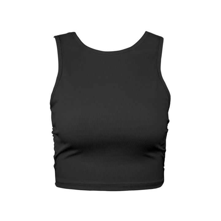 Women's Clothing Drawstring Lace Cross Beautiful Back Tank-top-Women's Outerwear 2023-Zishirts