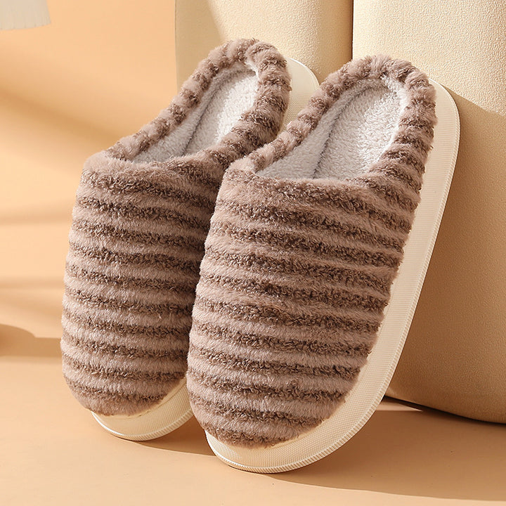 Couple Slippers Winter Household Indoor-Womens Footwear-Zishirts