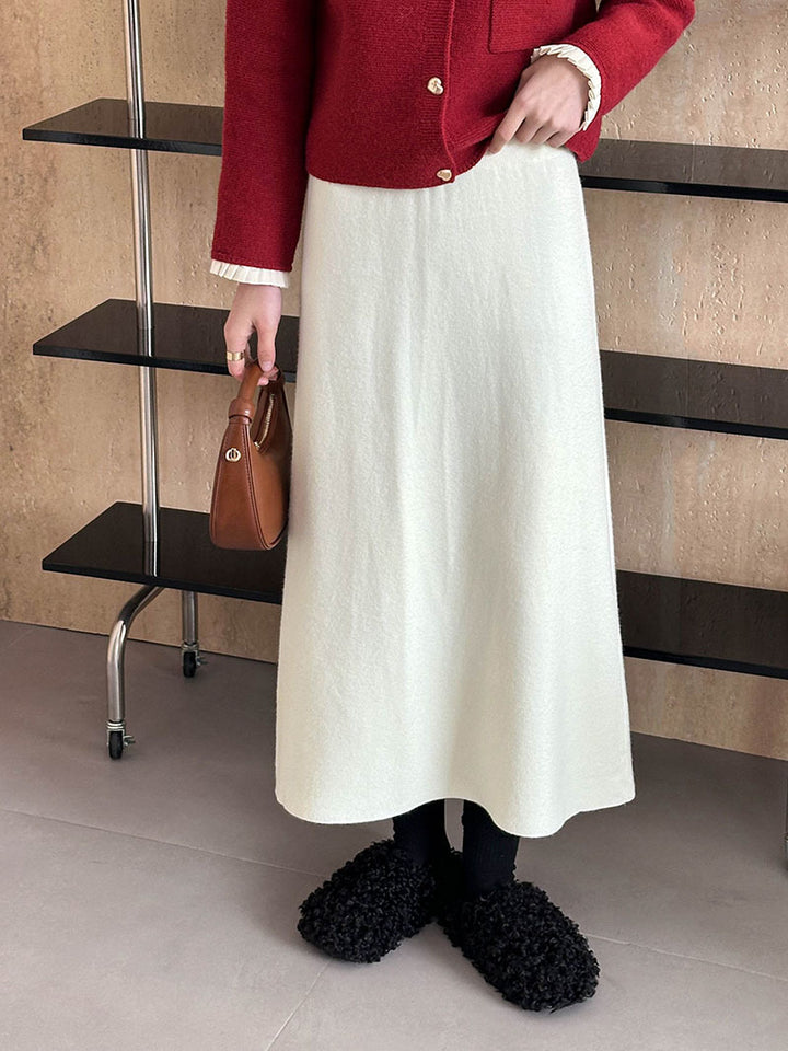 Winter Korean Style A- Line Skirt Slim Fit Slimming And Fashionable-Women's Outerwear 2023-Zishirts