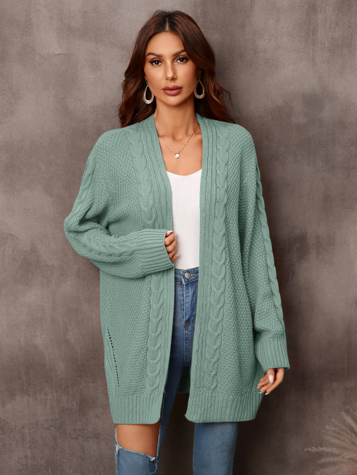 Autumn And Winter New Women's Cardigan Irregular Sweater Hollow Out Sweater Coat-Womens 2024 March-Zishirts