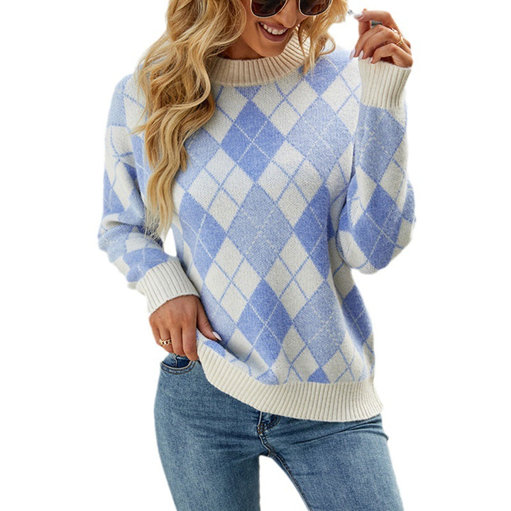 Loose Diamond Cute Casual Sweater Women-Sweaters-Zishirts