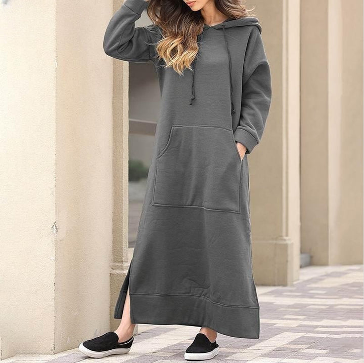 Loose Plus Size Casual Fashion Dress-Women's Outerwear 2023-Zishirts