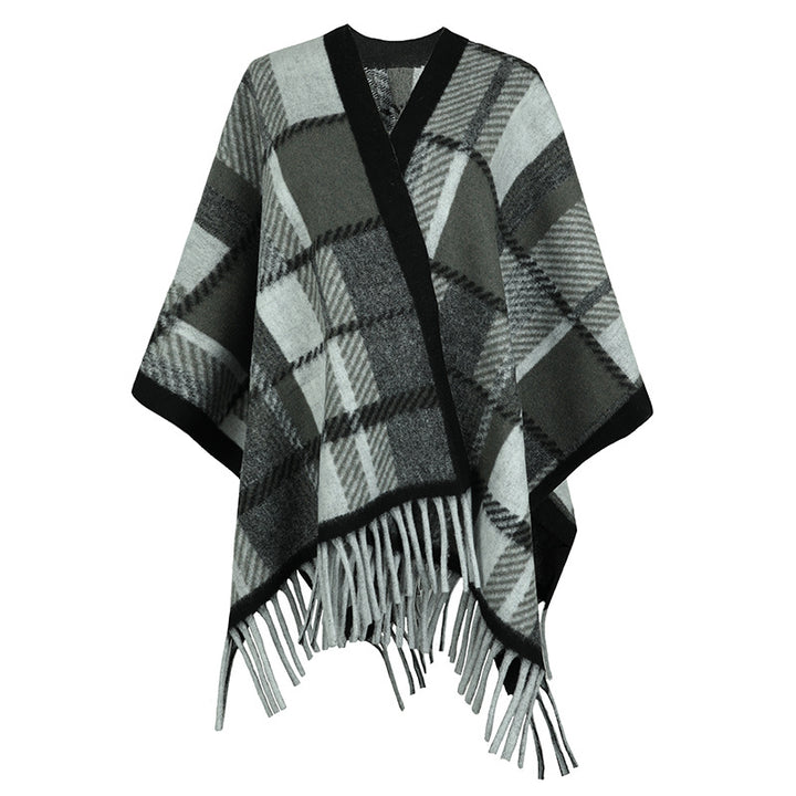 Tassel Cape And Shawl Female-Scarves & Wraps-Zishirts