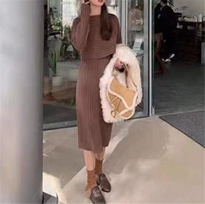 Winter New Slimming Graceful And Fashionable Autumn Clothes Two-piece Set-Suits & Sets-Zishirts