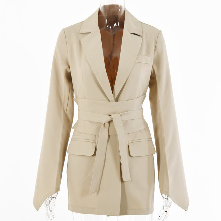 Women's Fashion Casual Solid Color Suit Coat-Jackets-Zishirts