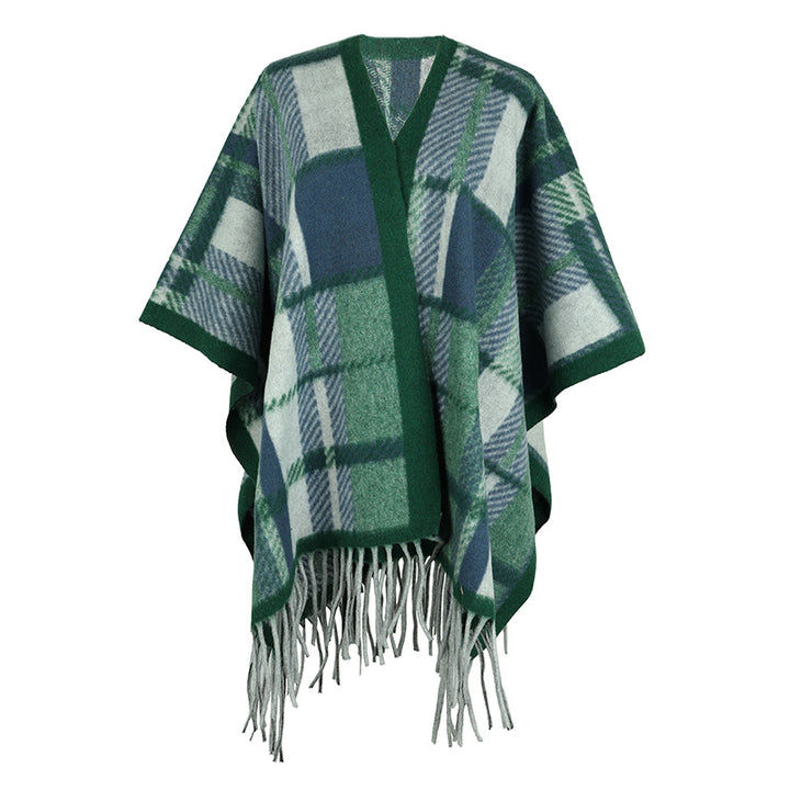 Tassel Cape And Shawl Female-Scarves & Wraps-Zishirts