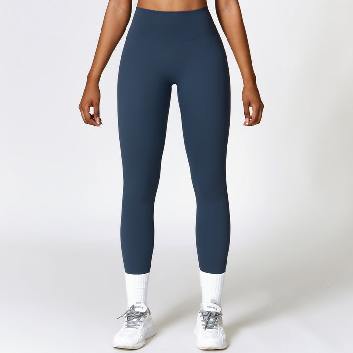 High Waist Hip Lift Brushed Yoga Pants Women's Fitness Pants-Women's Outerwear 2023-Zishirts