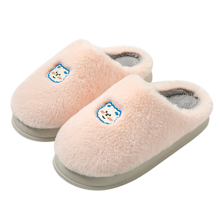 Couple Slippers Winter Household Indoor-Womens Footwear-Zishirts