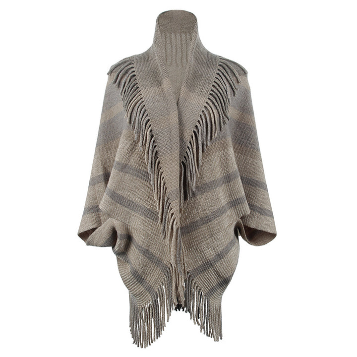 Cross-border Foreign Trade Tassel Inverness Female-Scarves & Wraps-Zishirts