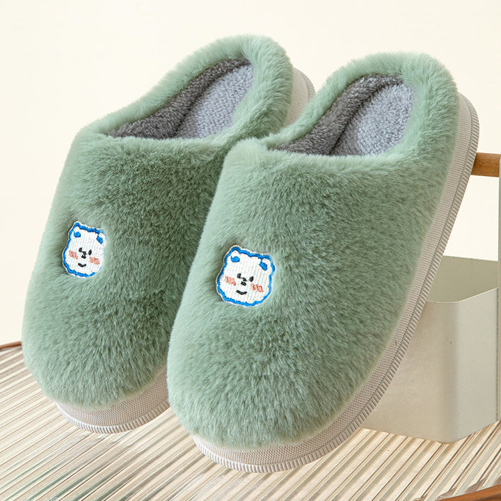 Couple Slippers Winter Household Indoor-Womens Footwear-Zishirts