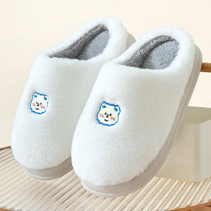 Couple Slippers Winter Household Indoor-Womens Footwear-Zishirts