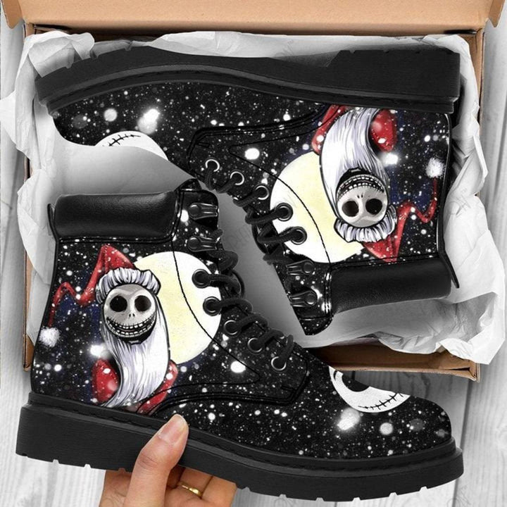 Women's Fashion Halloween Cartoon Printed Boots-Womens Footwear-Zishirts