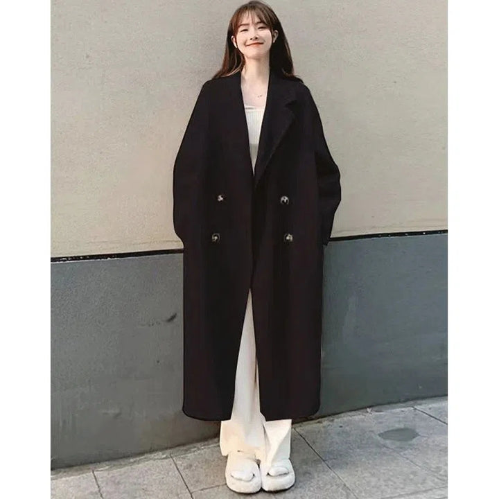 Women's Korean-style Woolen Coat-Women's Outerwear 2023-Zishirts