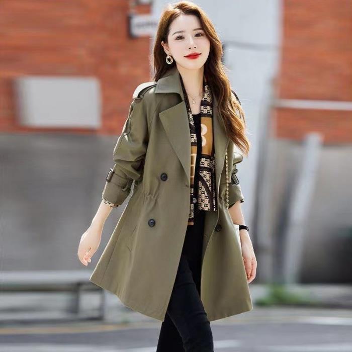 Autumn And Winter New Casual Figure Flattering Fashionable Top Women's Windbreaker Coat-Women's Outerwear 2023-Zishirts