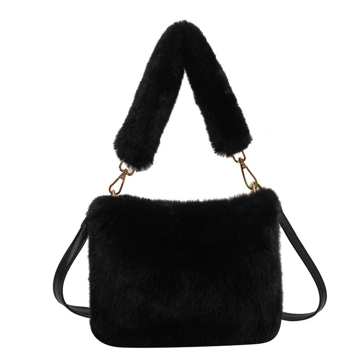 Women's Fashion Casual Plush Crossbody Bag-Women's Bags-Zishirts