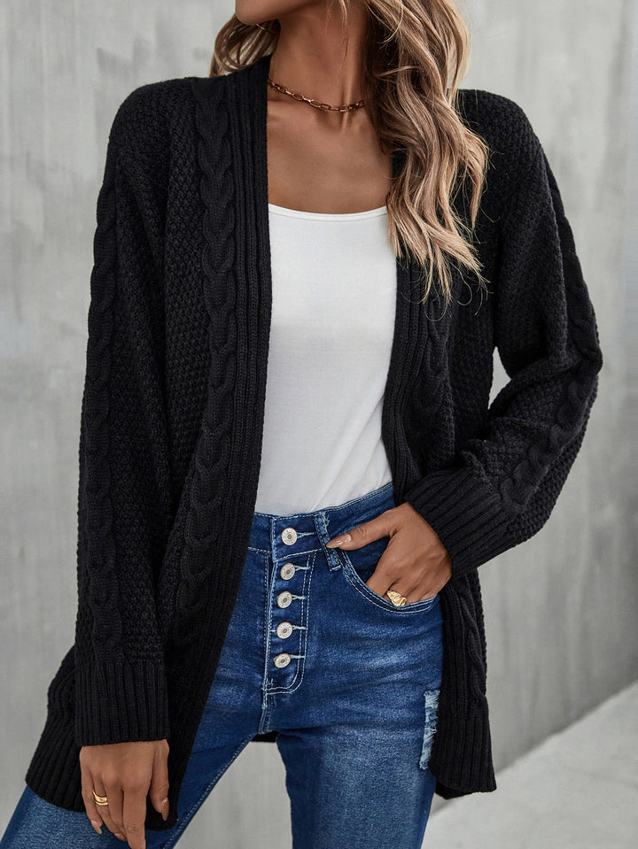 Autumn And Winter New Women's Cardigan Irregular Sweater Hollow Out Sweater Coat-Womens 2024 March-Zishirts