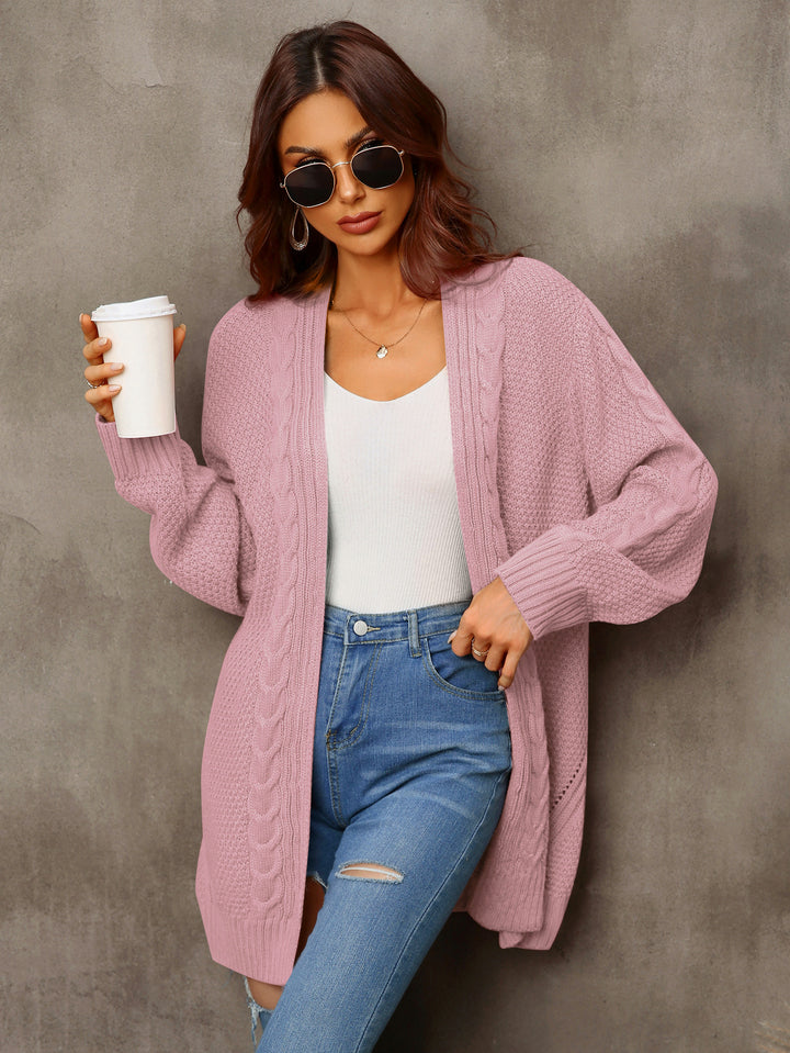 Autumn And Winter New Women's Cardigan Irregular Sweater Hollow Out Sweater Coat-Womens 2024 March-Zishirts