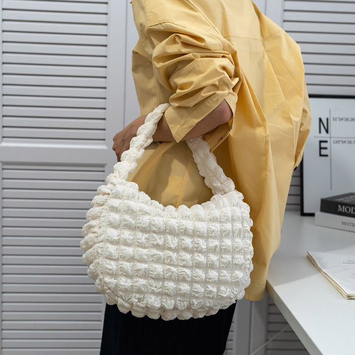 Women's Fashionable Cloud Pleated Shoulder Bag-Women's Bags-Zishirts