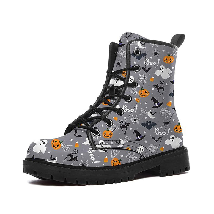 Women's Fashion Halloween Cartoon Printed Boots-Womens Footwear-Zishirts