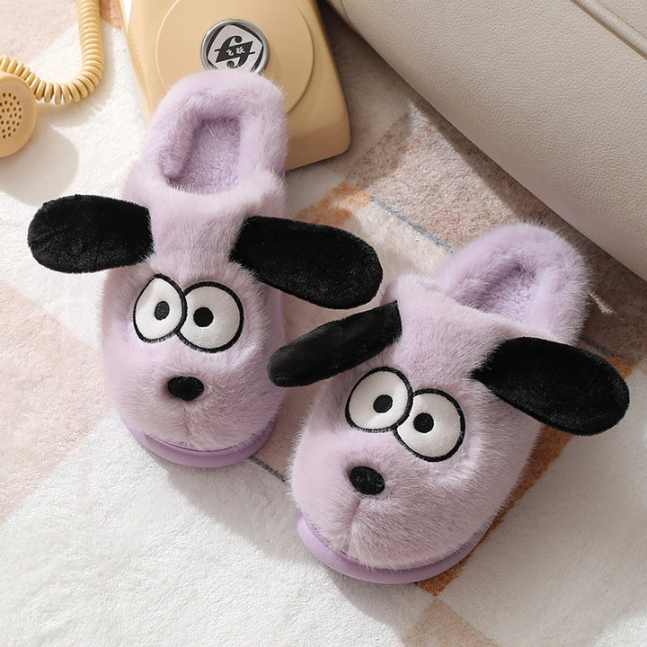 Cotton Slippers Female Cute Winter Indoor-Womens Footwear-Zishirts