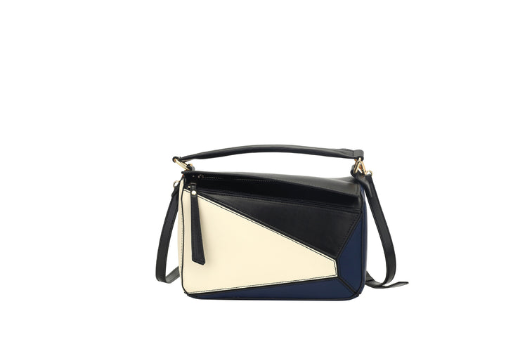 Contrast Color Geometric Shoulder Bag For Women-Women's Bags-Zishirts